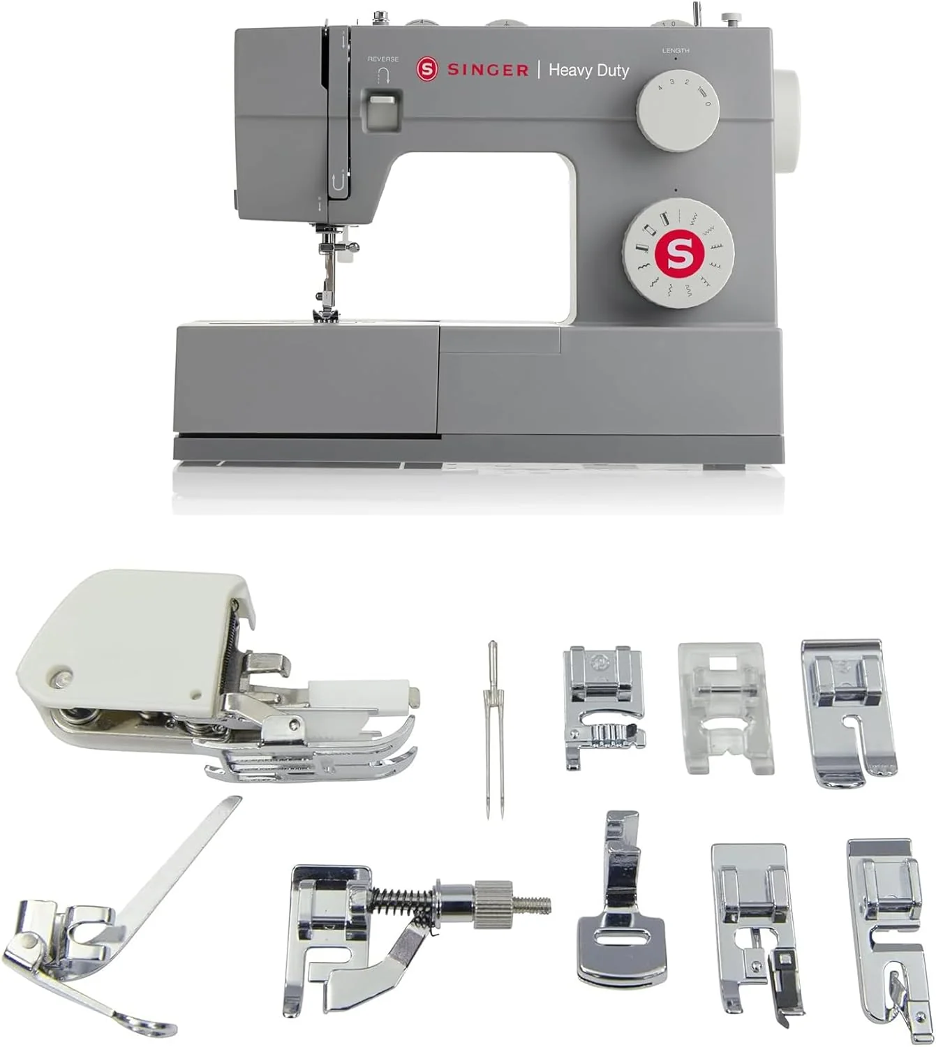 SINGER 4411 Heavy Duty Pink Sewing Machine with Accessories | | High Speed