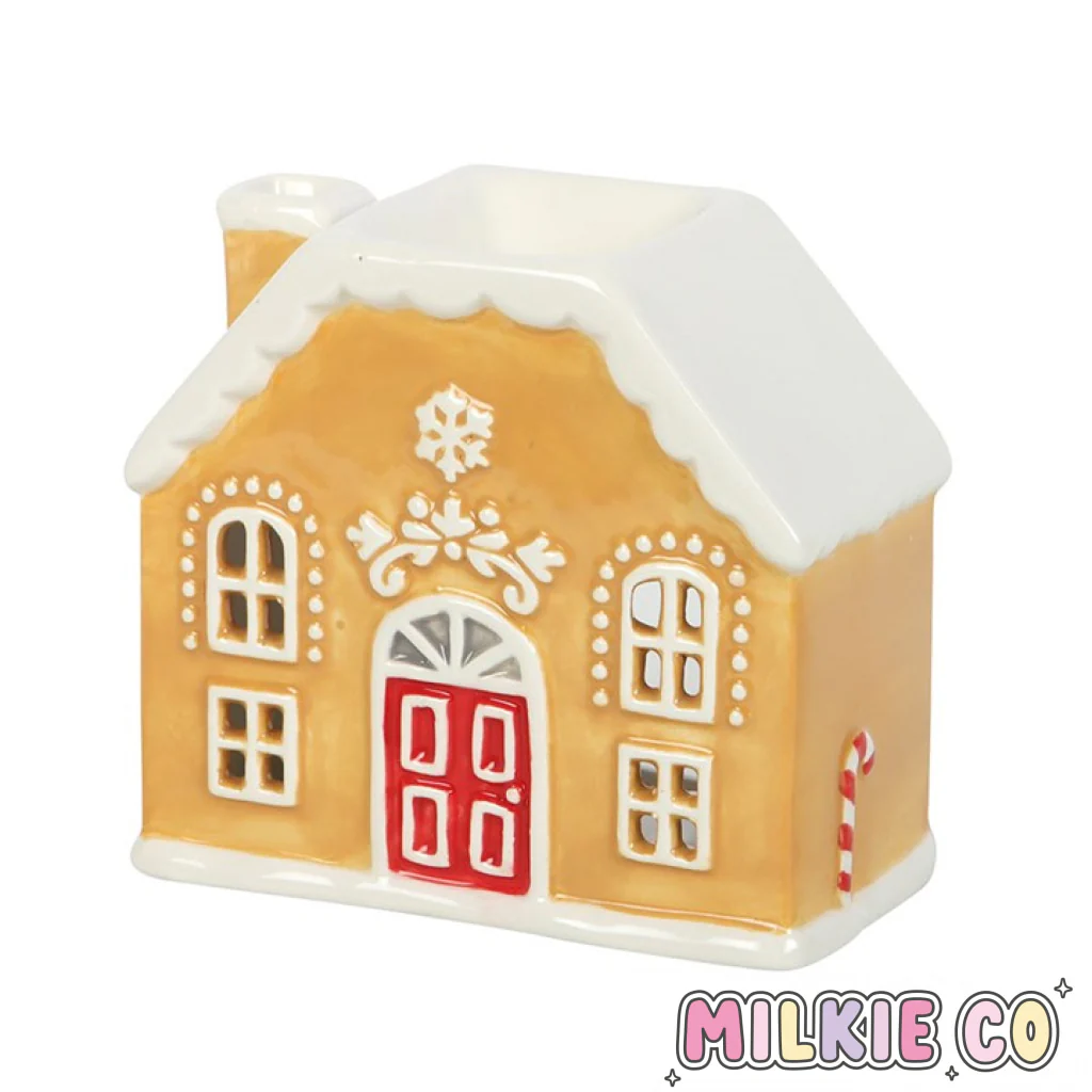 Candy Cane Gingerbread House Wax Melt Burner