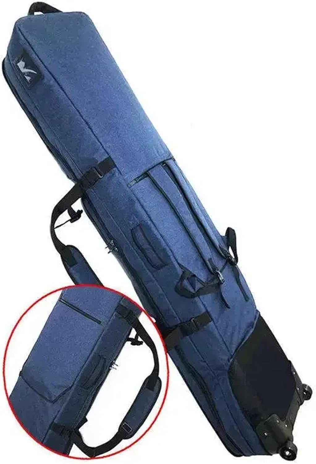 Faltbarer Snowboard-Rucksack, wasserdicht, Oxford-Stoff, Transport, Skifahren, Snowboard-Abdeckung, Tasche mit Rädern