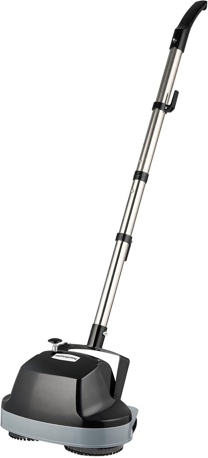 Hauskeeper GEN2 5-in-1 Electric Floor Polisher & Scrubber, 240V, Twin Brushes, 6m Cord, Black