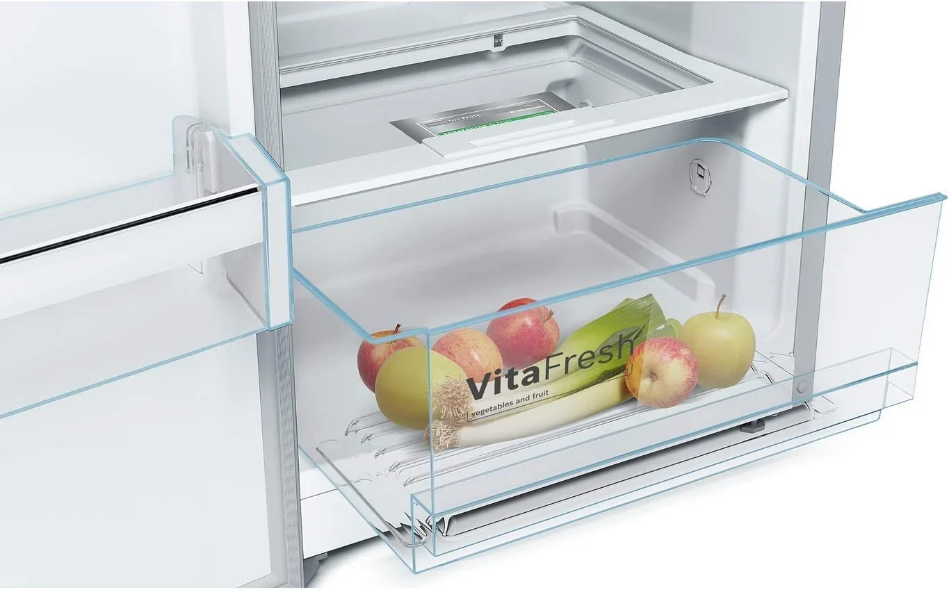 Bosch KSV33VLEP-Série 4 Réfrigérateur pose-libre - 324 litres - 176 x 60 cm - Inox