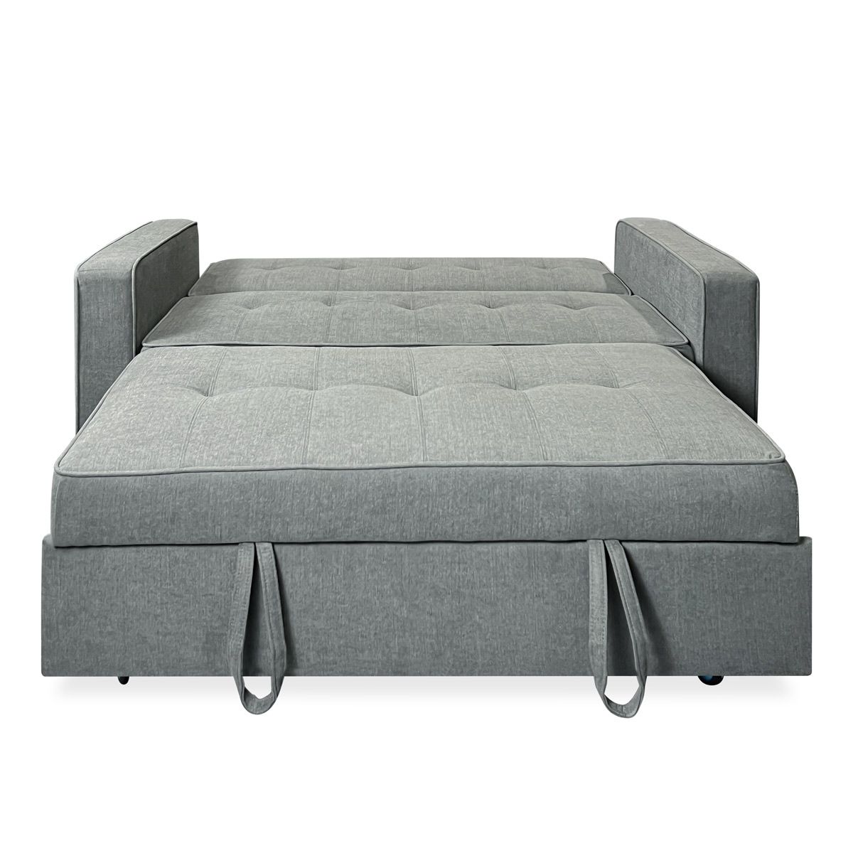 2026 Sofá Cama De 2 Plazas Modelo Vienna Con Reposabrazos, Gris, Diseño Moderno, Práctico Y Funcional