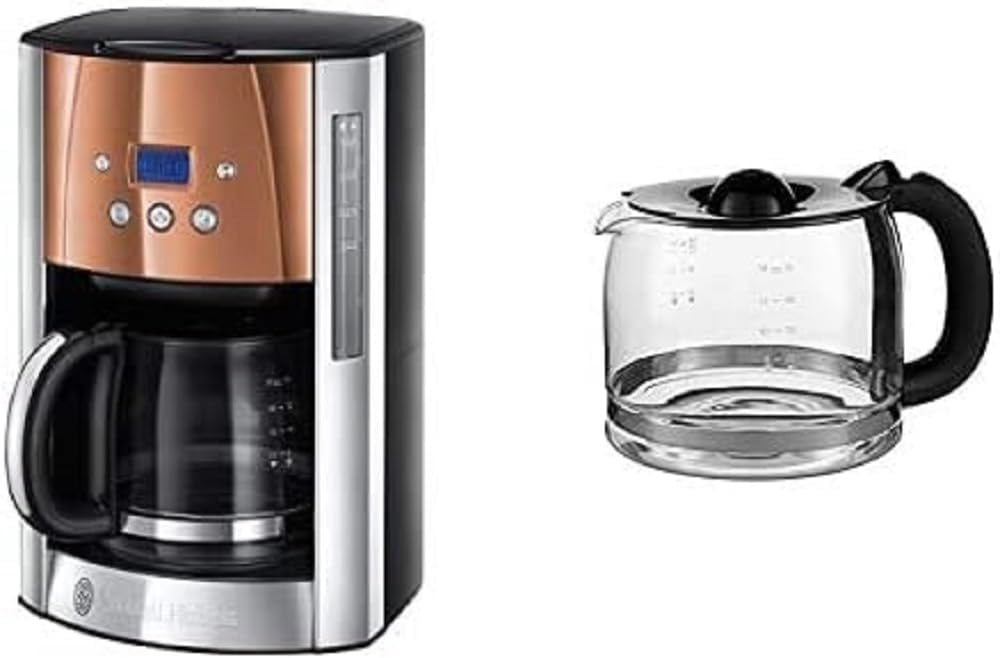 Russell Hobbs Toaster [für 2 Scheiben] Luna Edelstahl Kupfer (extra breite Toastschlitze, inkl. Brtchenaufsatz, 6 Brunungsstufen + Auftau- & Aufwrmfunktion, 1550W) 24290-56