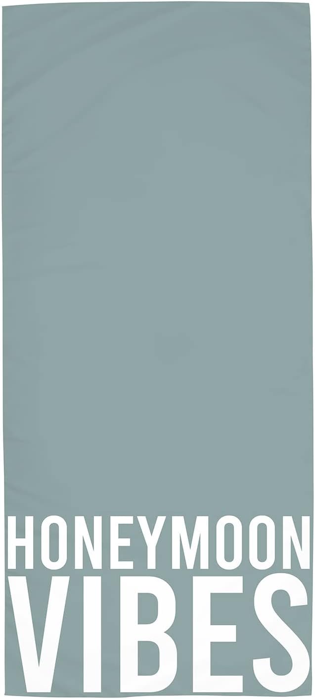 Santa Barbara Design Studio Wedding Collection Strandtuch, übergroß, schnelltrocknend, 198,1 x 88,9 cm, Honeymoon Vibes