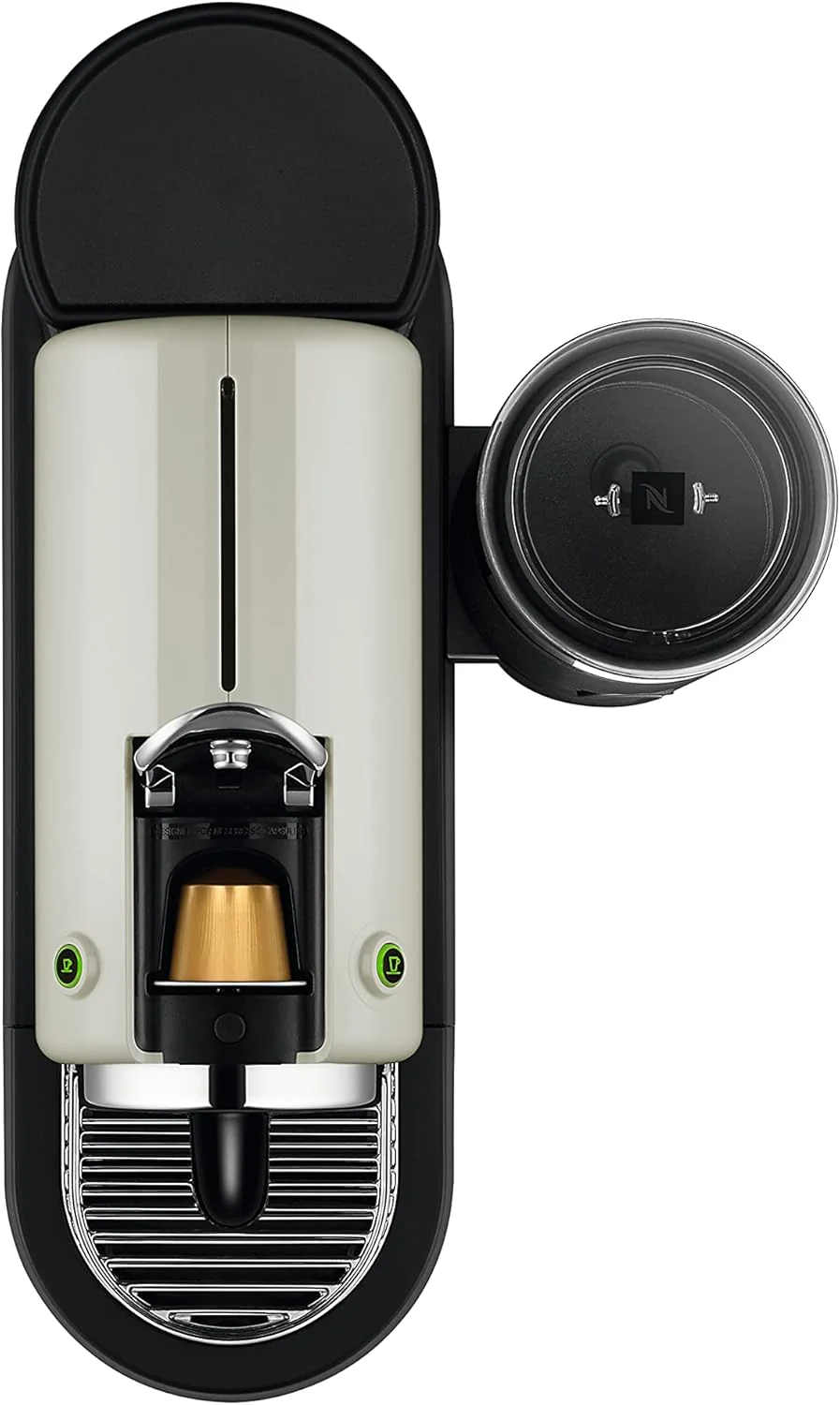 Nespresso De'Longhi EN267.BAE Citiz koffiezetapparaat met melkopschuimer, energiebesparende functie, 1710W, 1 liter, 37.2 x 21.8 x 27.7 cm, zwart