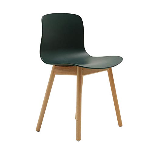 Sedia da pranzo Sedia da pranzo con schienale in PP con gambe in legno di faggio, sedia da pranzo in legno massello, sedia laterale in stile nordico, sedia da ufficio, sedia da salotto, per camera d : Amazon.it: Casa e cucina