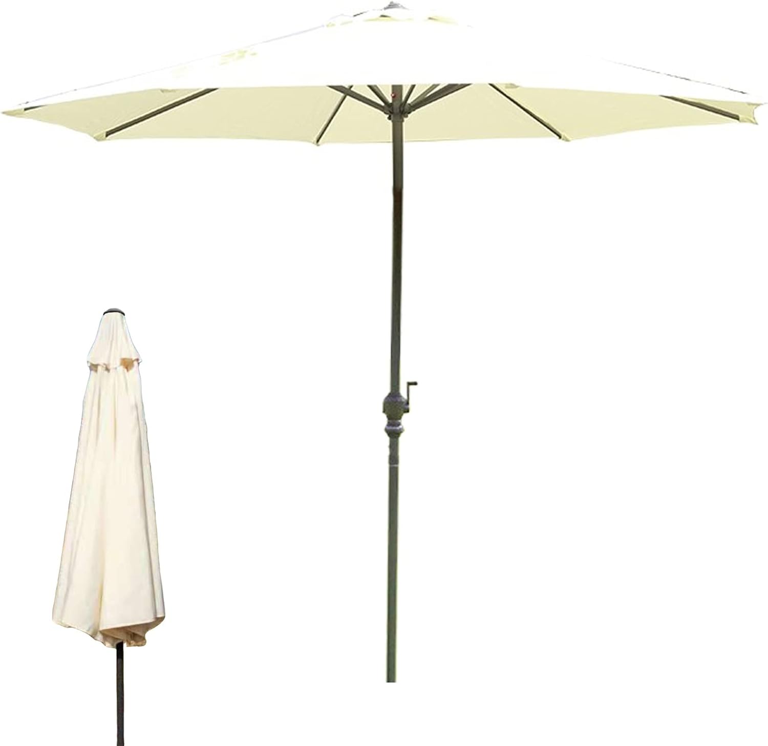 Garden Parasols Parasol, 1PCS Mehrzweck-Sonnengarten, Außen-, Sonnen-/Regen-Regenschirm, Schutzwinddicht, runder Schatten-Baldachin, für Strand/Pool/, Sonnenschutzhaus im Freien Parasole