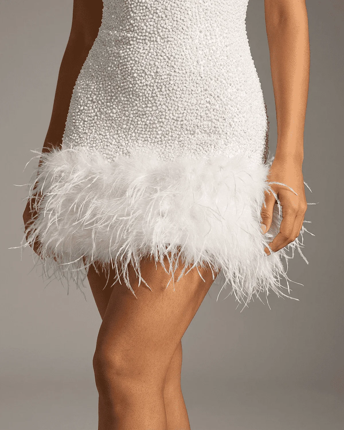 Pailletten-Minikleid