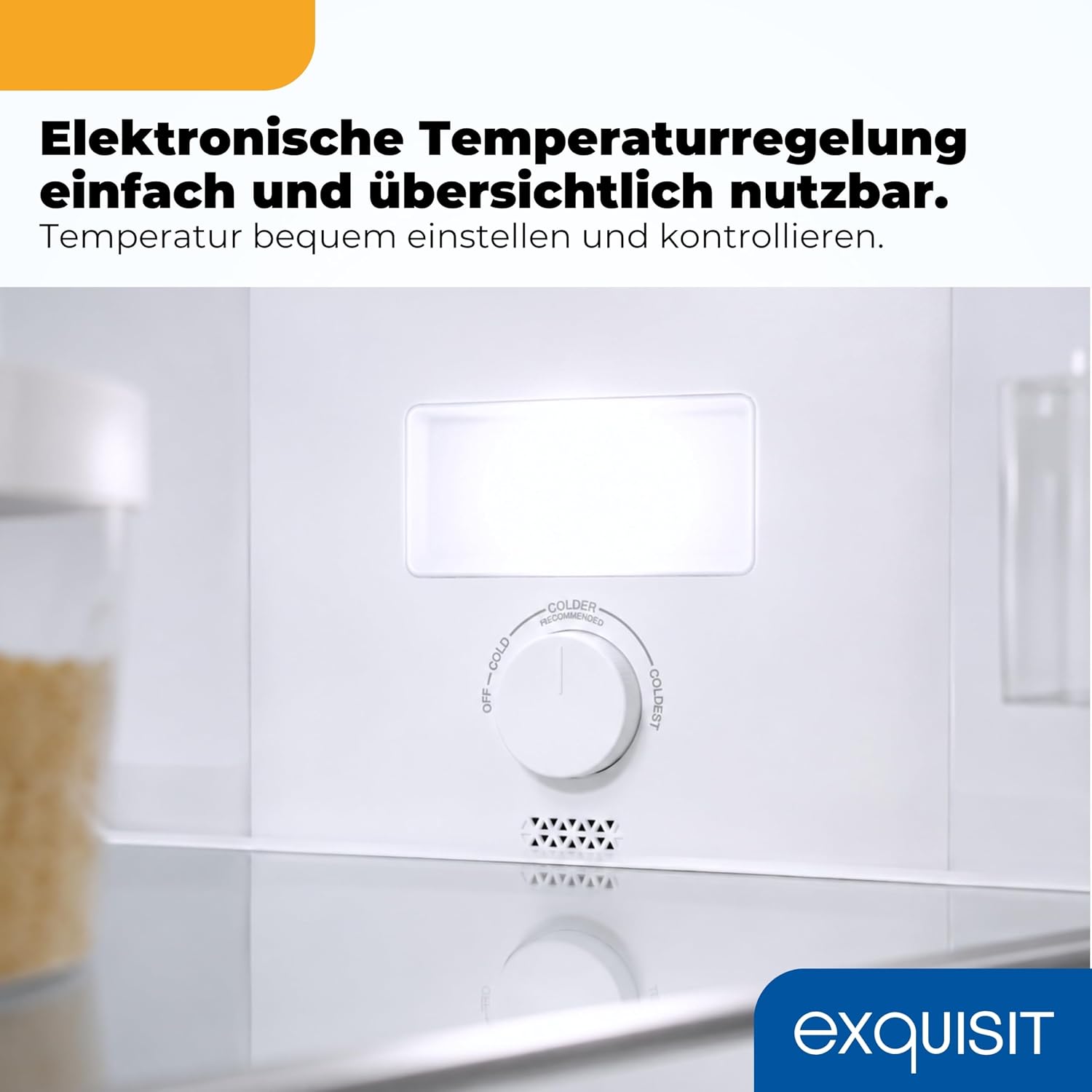 Exquisit Kühl-Gefrierkombination 253 l No Frost | Energieklasse C | leise 39 dB | schmal 54,5 cm | Schnellgefrieren | KGC5265-70-NF-040C weiss | Weiß