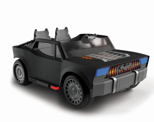 12V Batman Batmobile Battery Powered Ride On Car Includes Remote Control Motorcycle for Boys Girls Ages 3 Years and Up