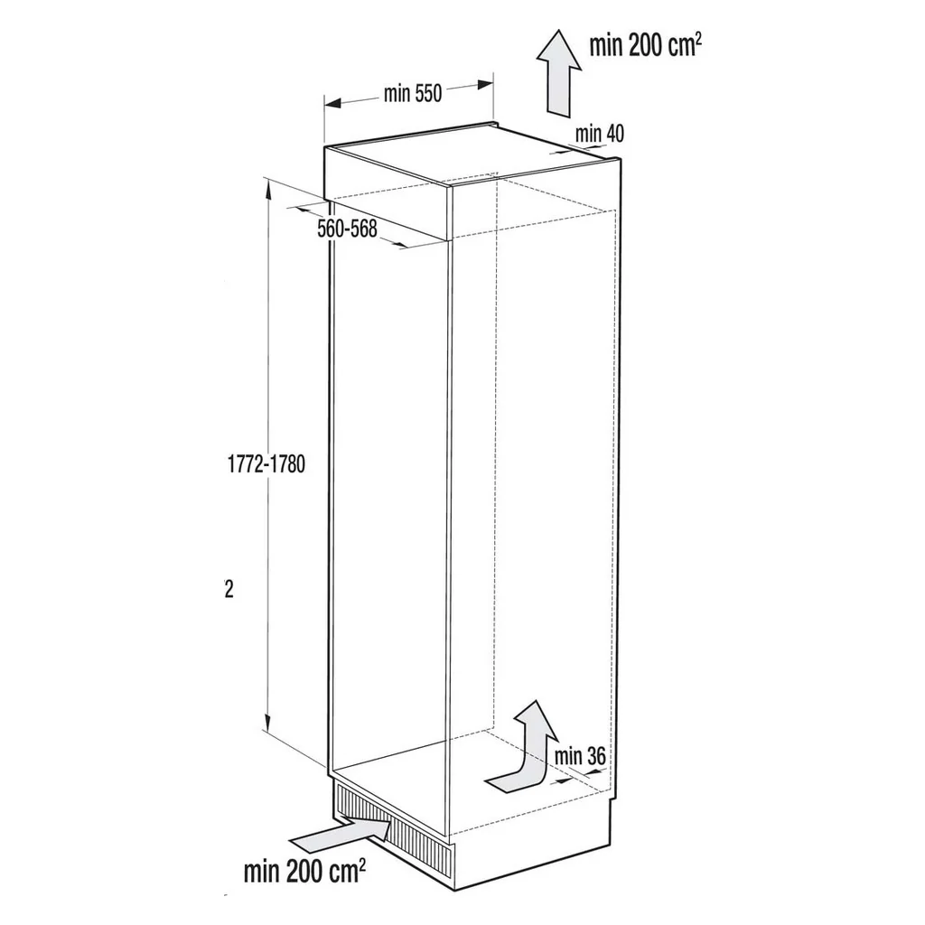 2025 Gorenje EB koel-/vriescombinatie NoFrost NRKI418EP1