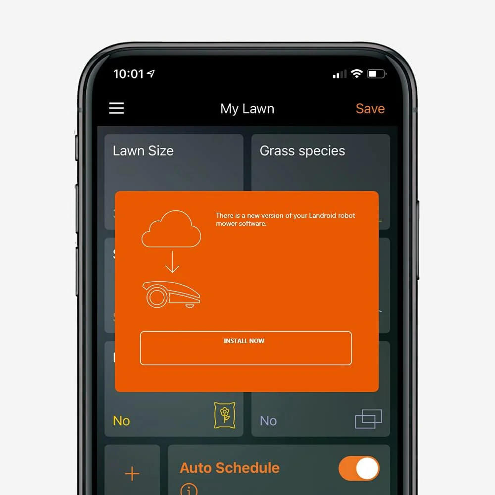 WORX Landroid M WR141E robotmaaier/accugrasmaaier voor kleine tuinen tot 500 m2/zelfrijdende grasmaaier voor een nette gazonsnit, veelkleurig