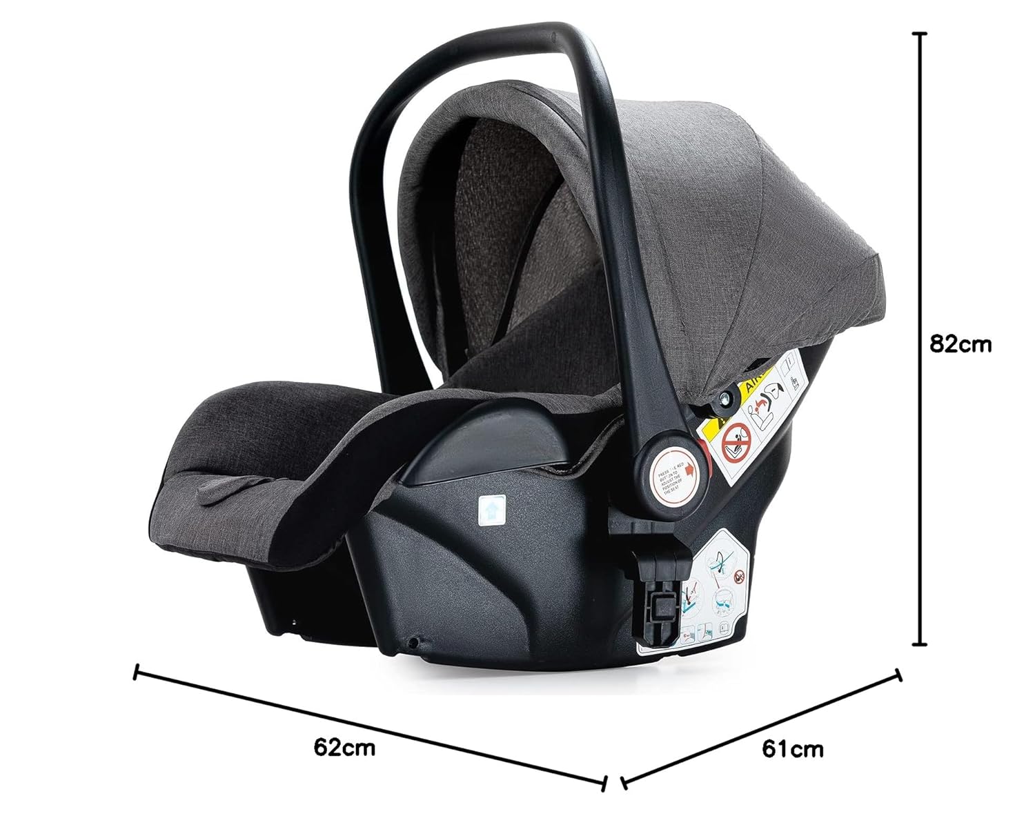 3 in 1 Kombikinderwagen 3 in 1 Reisesysteme Kinderwagen Infant Hochlandschaft Liegender Buggy Kinderwagen Neugeborenen Kinderwagen Faltbarer Standardkinderwagen (906 White)
