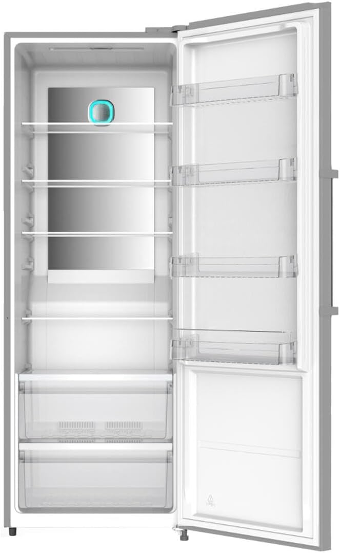FrigeluX Réfrigérateur Armoire Look Inox RA445XE 475L