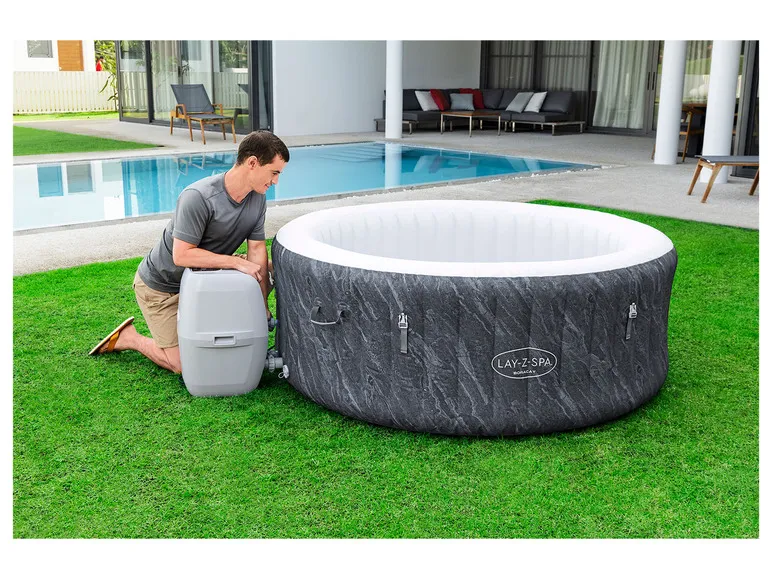 LAY-Z-SPA WLAN-whirlpool Boracay AirJet ? 180 x 66 cm, rond