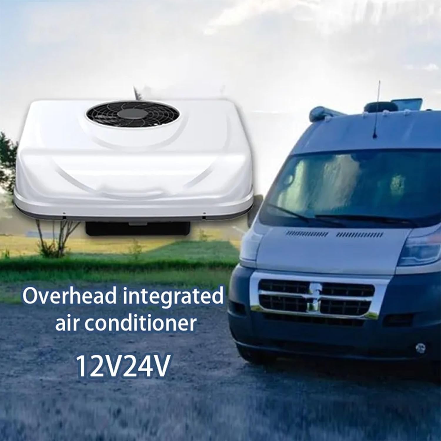 Wohnmobil-Klimaanlage, Klimaanlagen, Elektroauto-Klimaanlage, 12 V/24 V Dachparkklimaanlage Für Wohnmobil, Wohnwagen, Wohnmobil, LKW（24V）