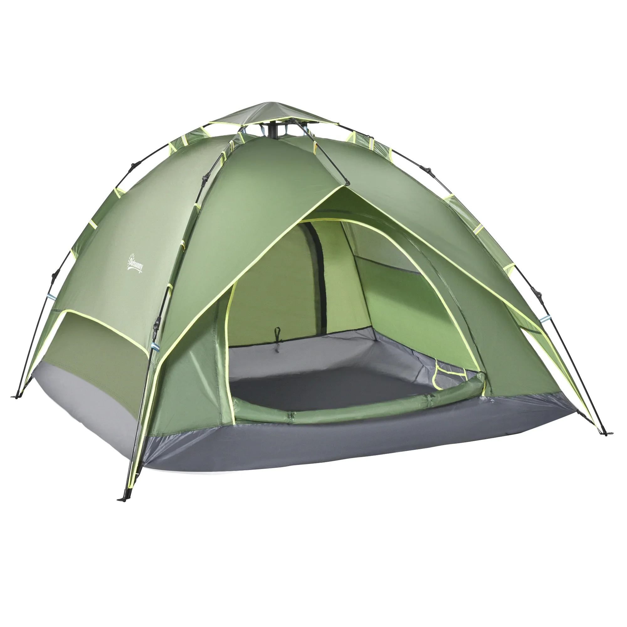 Outsunny Kampeertent 4-seizoenen Quick-Up Luifel Outdoor