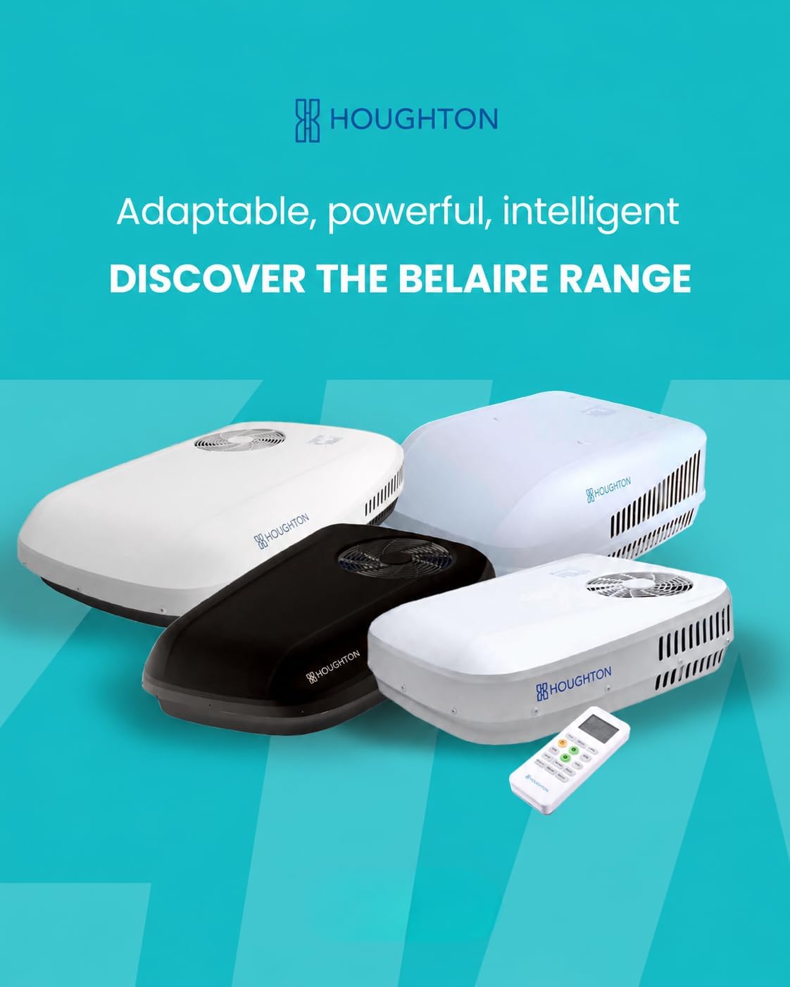 Belaire 3600 V Klimaanlage 3,6 kW mit Inverter für Wohnmobil und Wohnwagen, Vanlife, Effiziente Kühlung, Fernbedienung, LED-Display, R410A Kühlmittel, Energieeffizienzklasse A
