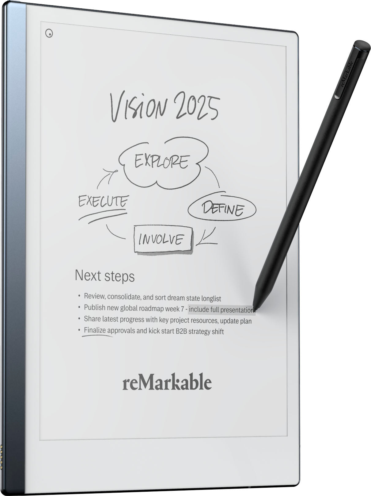 reMarkable 2 – 10.3” Paper Tablet with Marker Plus – Black