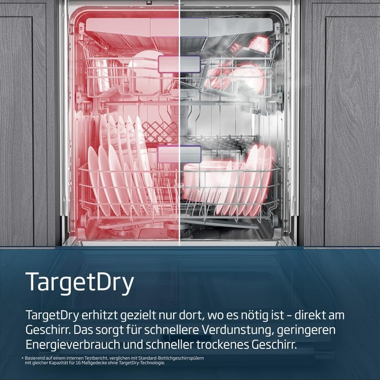 Beko BDFN36541XP Geschirrspüler 60 cm, freistehend und unterbaufähig, für 15 Maßgedecke, 6 Programme, 6 Zusatzfunktionen, 3 Spülebenen, PowerIntense, SilentWash, SelfDry, Edelstahl