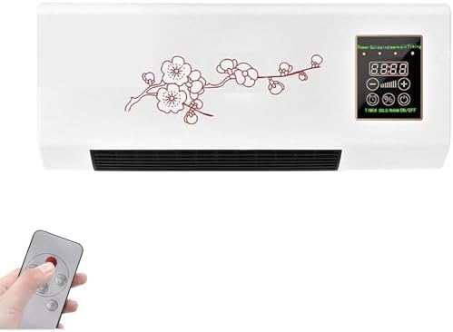 Climafy Mini Split AC Einheit, 2 in 1 Kühle Wärmewand montiert System, super leiser Betrieb mit Remote, energieeffiziente tragbare Klimaanlage für Home Office Schlafzimmer
