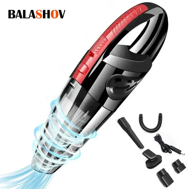 120W Cordless Car Vacuum Cleaner ¨C Powerful Cyclone Suction, Rechargeable Handheld Vacuum