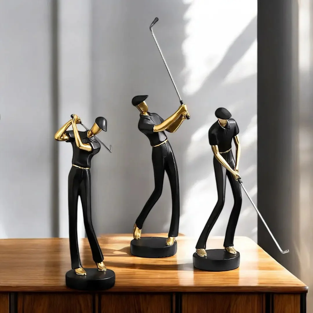 Swing Golf-Skulpturen