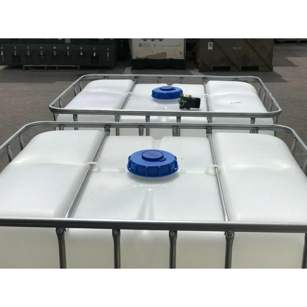 2025 330 Gallon Food Grade IBC | Drinking Water, Rainwater Harvesting Container