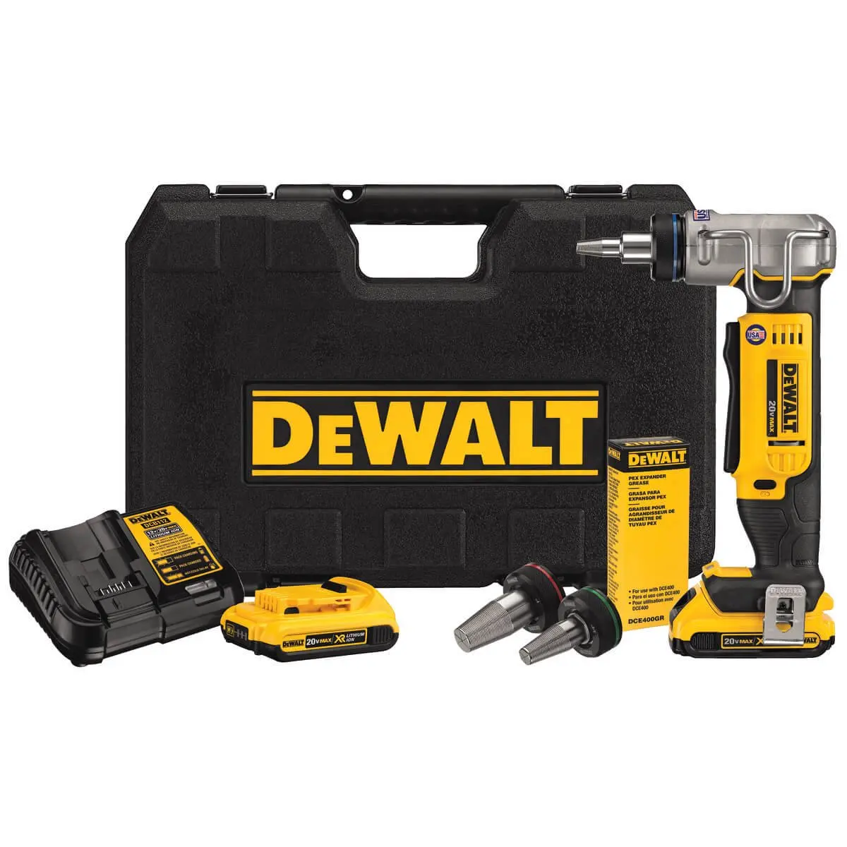 2025 DEWALT DCE400D2 - 20V Max PEX Expansie Kit 1 Inch
