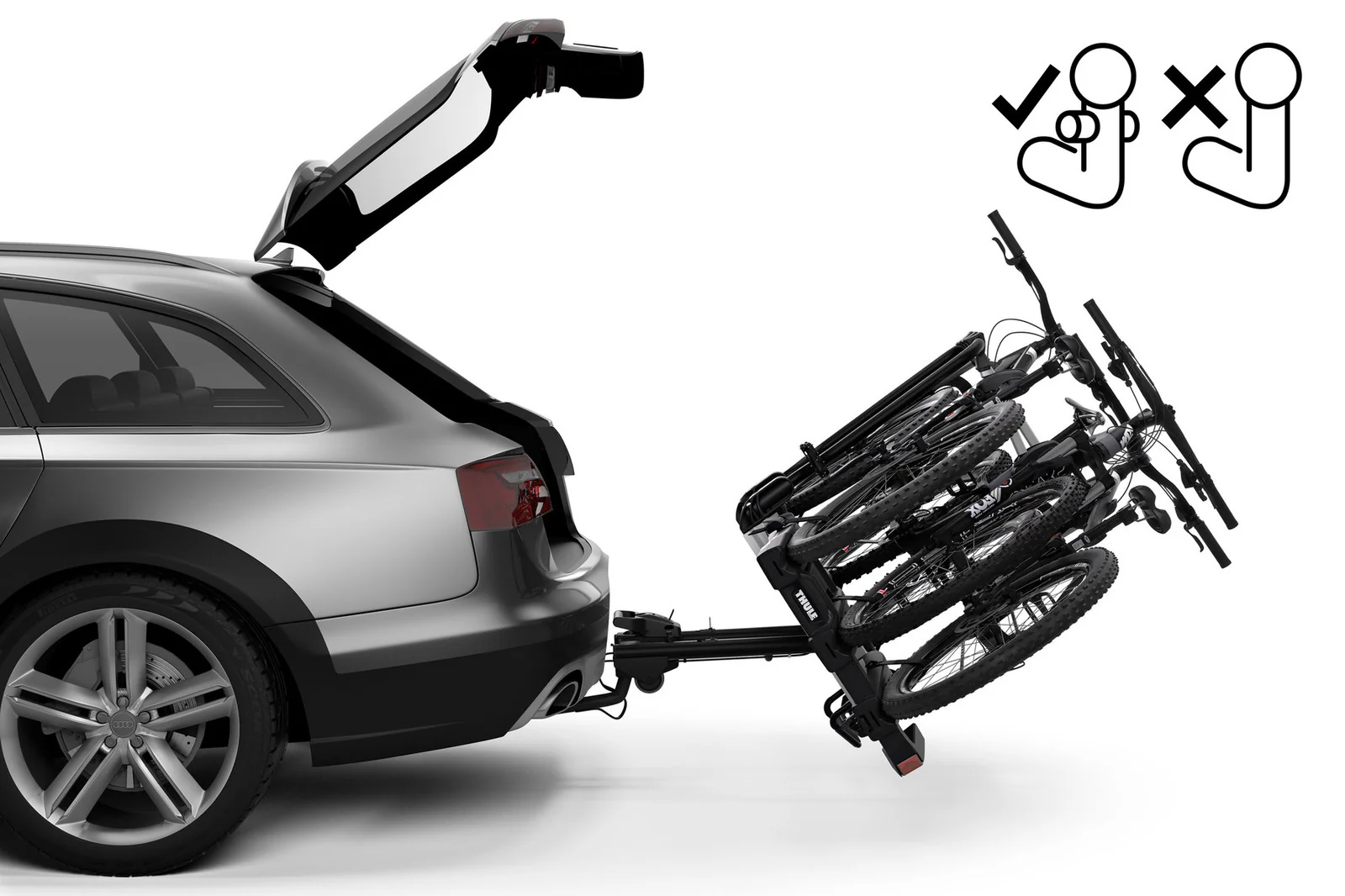 Thule EasyFold XT F 3 fietsendrager voor 3 fietsen