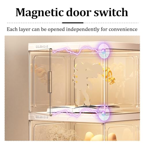 Vetrina in vetro per oggetti da collezione Curio China con ante in vetro acrilico, vetrina acrilica (40 x 32 x 154 cm) : Amazon.it: Casa e cucina