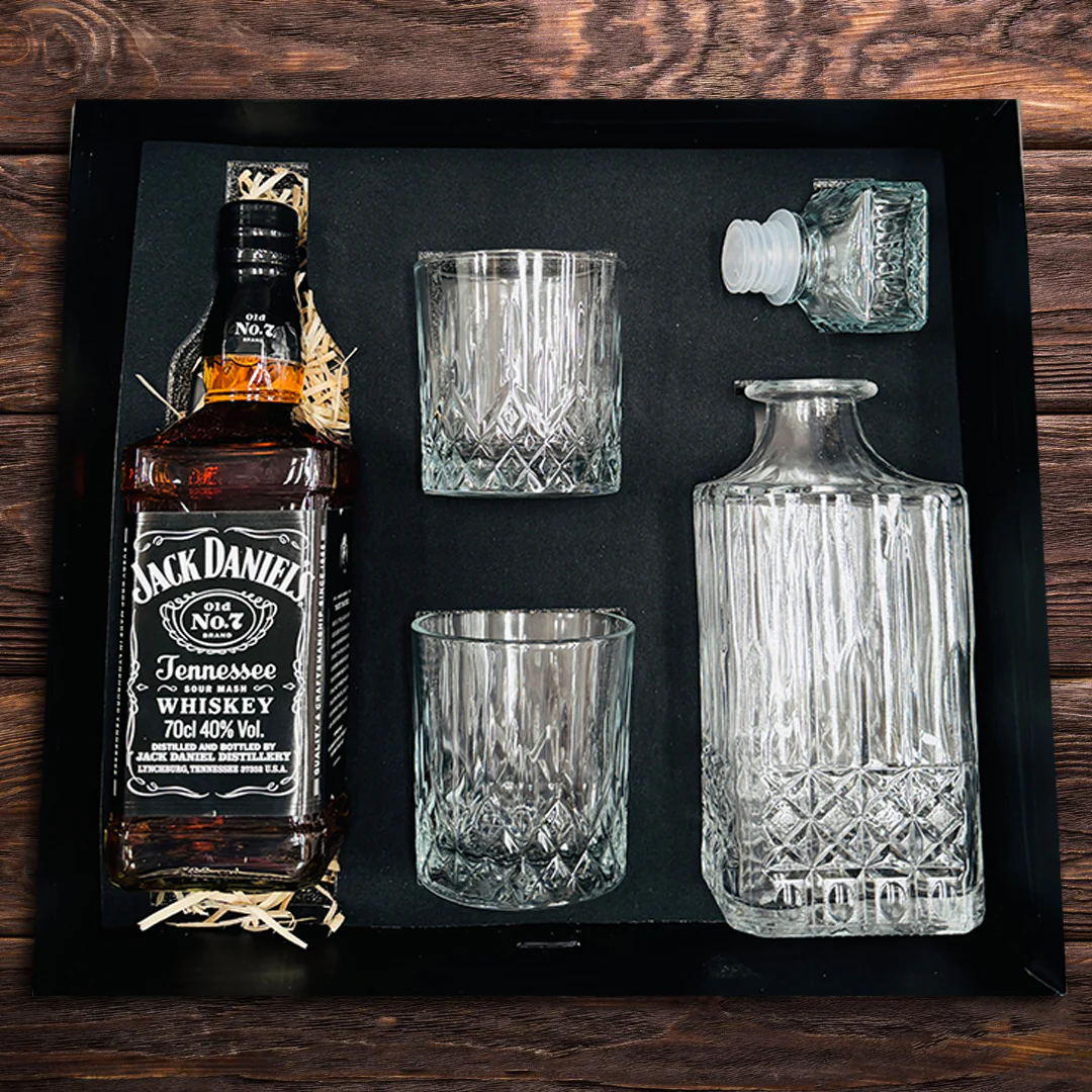 Jack Daniels Whiskey Decanter Gift Hamper