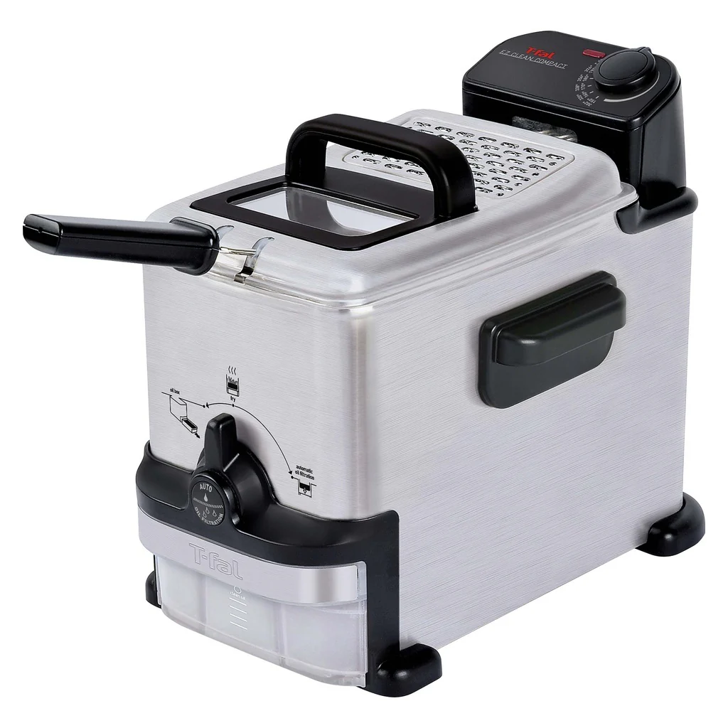 Tefal TEF Friteuse Oleoclean Compact FR7016 RVS