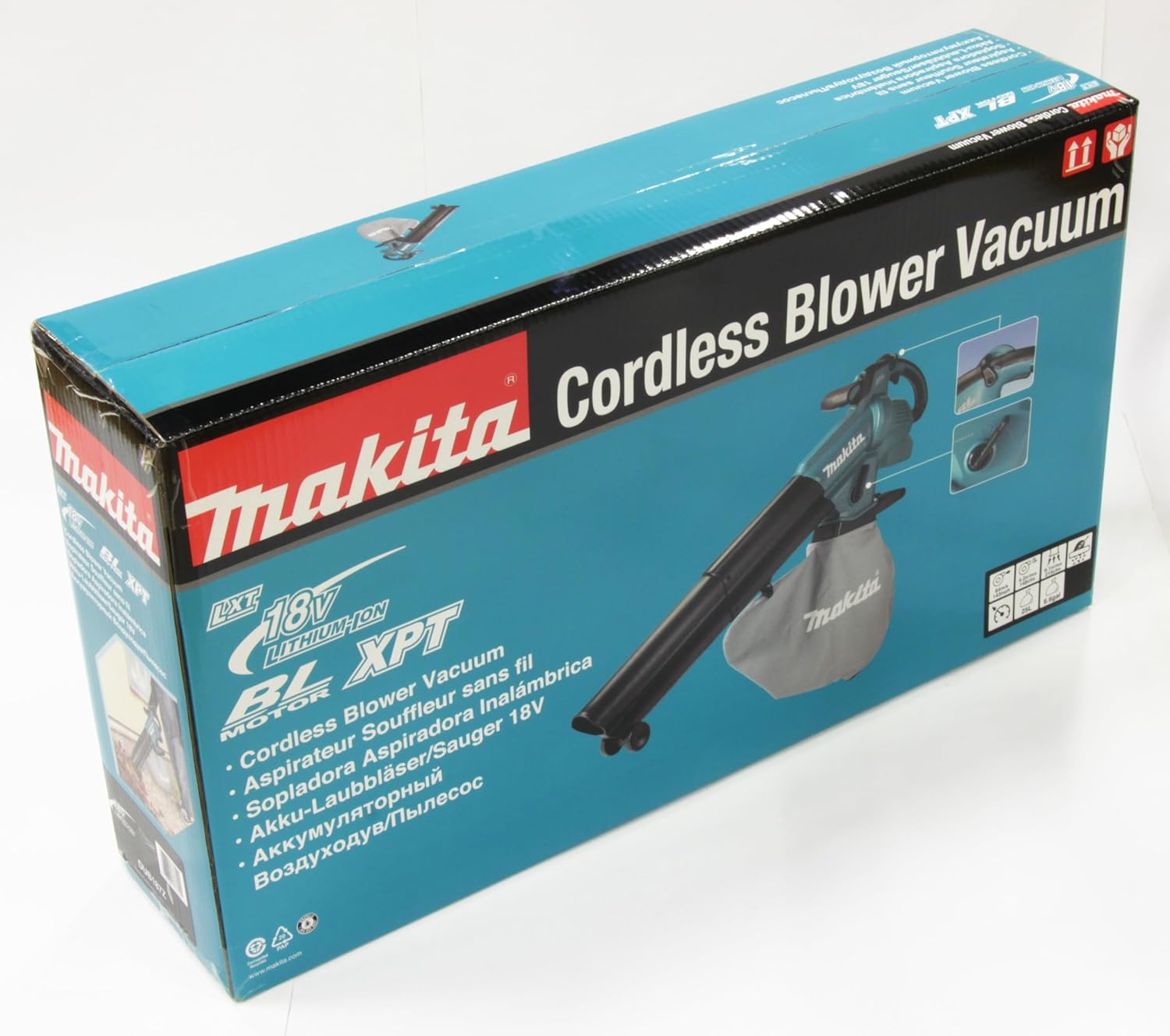 Makita DUB187Z Akku-Laubbläser/Sauger 18V (ohne Akku, ohne Ladegerät)