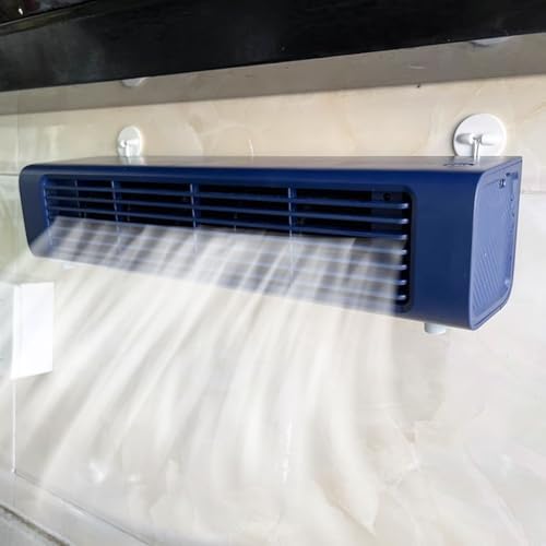 Flüsterleiser Ventilator ohne Flügel, mit Fernbedienung, 3 Geschwindigkeiten für Zuhause, Büro, Schlafzimmer, tragbarer Schreibtisch-Luftzirkulator, sicher für Kinder, keine Montage erforderlich