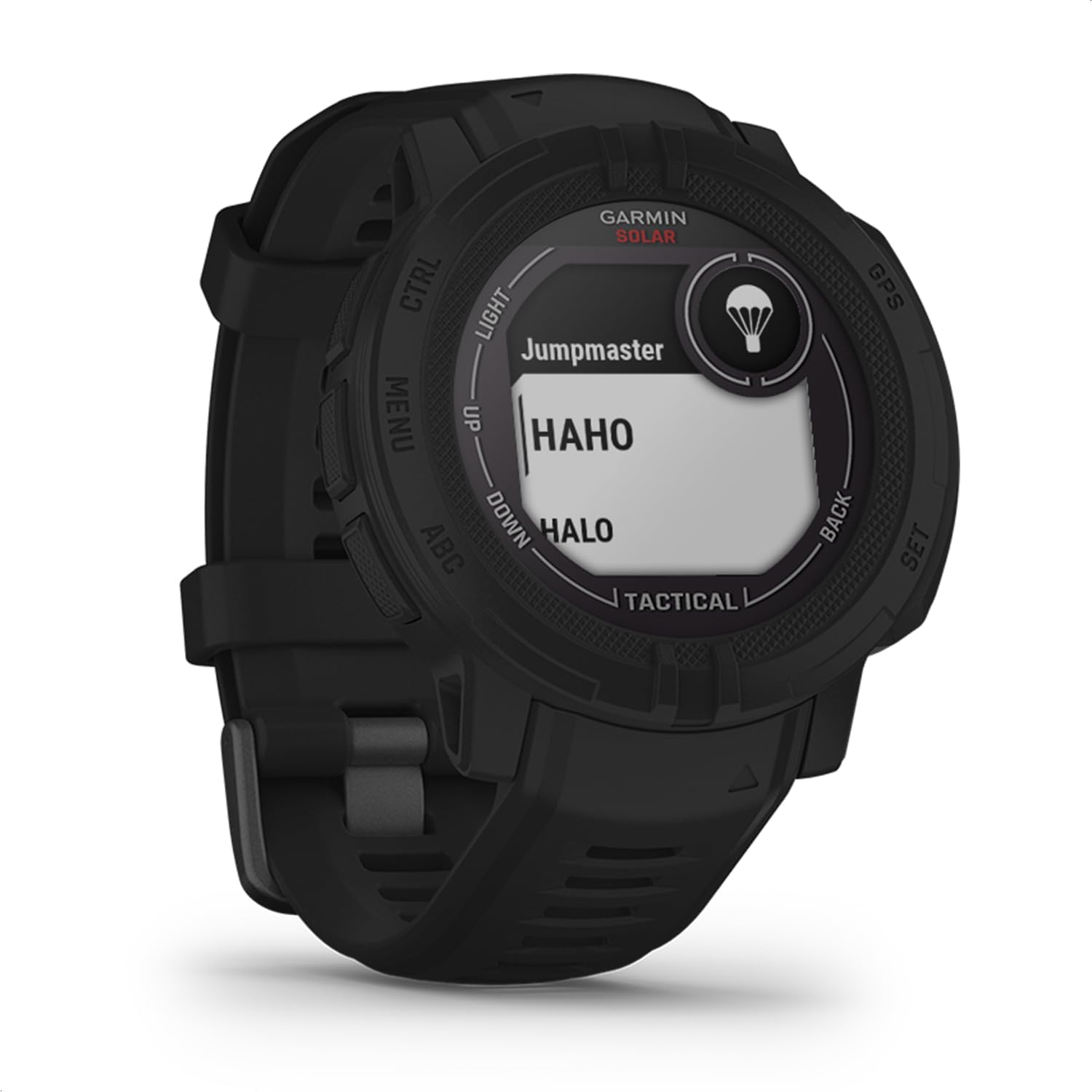 Instinct 2 Solar Tactical – robuste GPS-Smartwatch mit unendlicher Akkulaufzeit im Smartwatch-Modus, Taktische Funktionen, über 40 Sport-Apps, Smart Notifications Pay