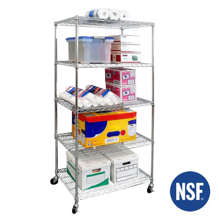 UltraDurable? 5-laags NSF-stalen rek