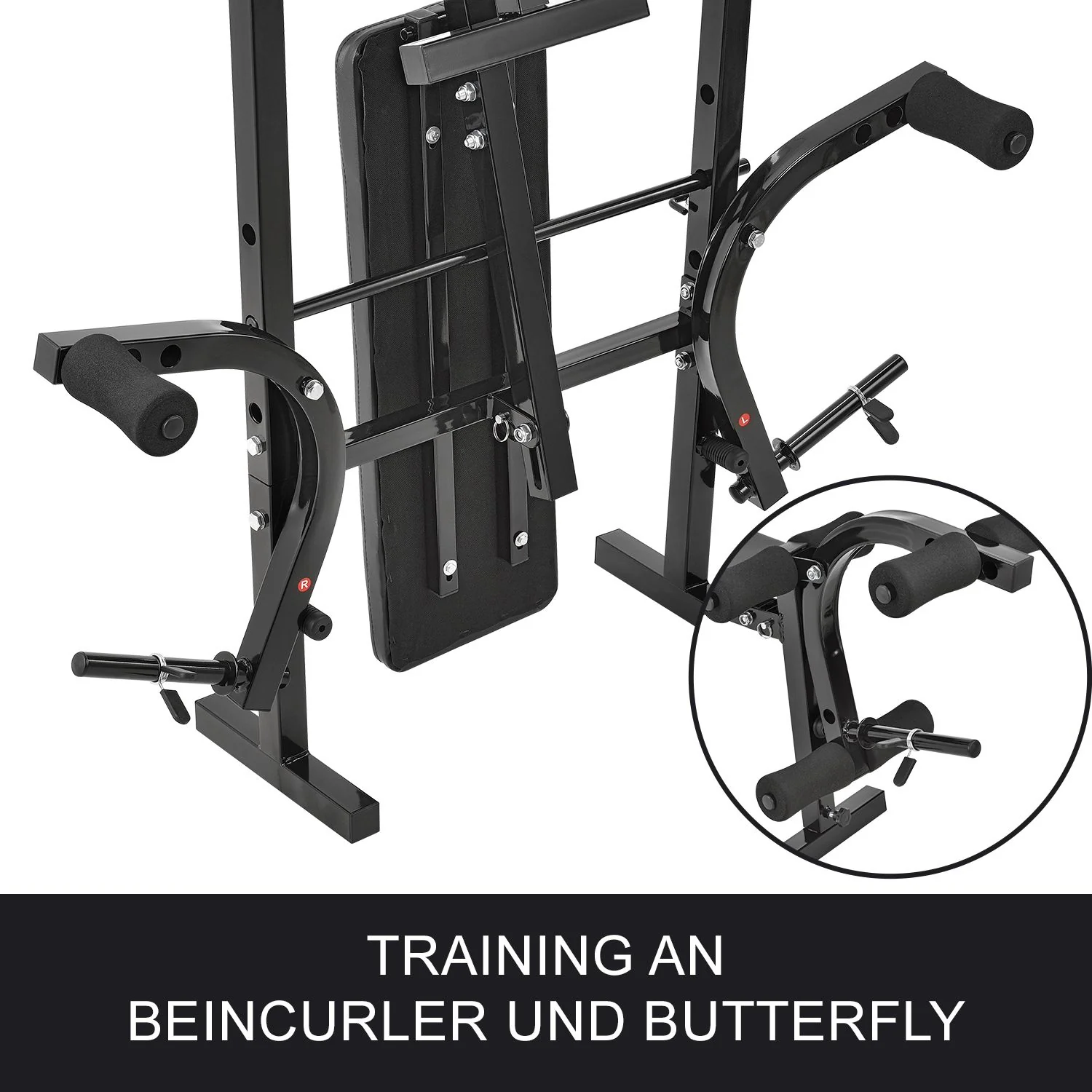 2025 ProfiGym Hantelbank 1000 met Hantelset