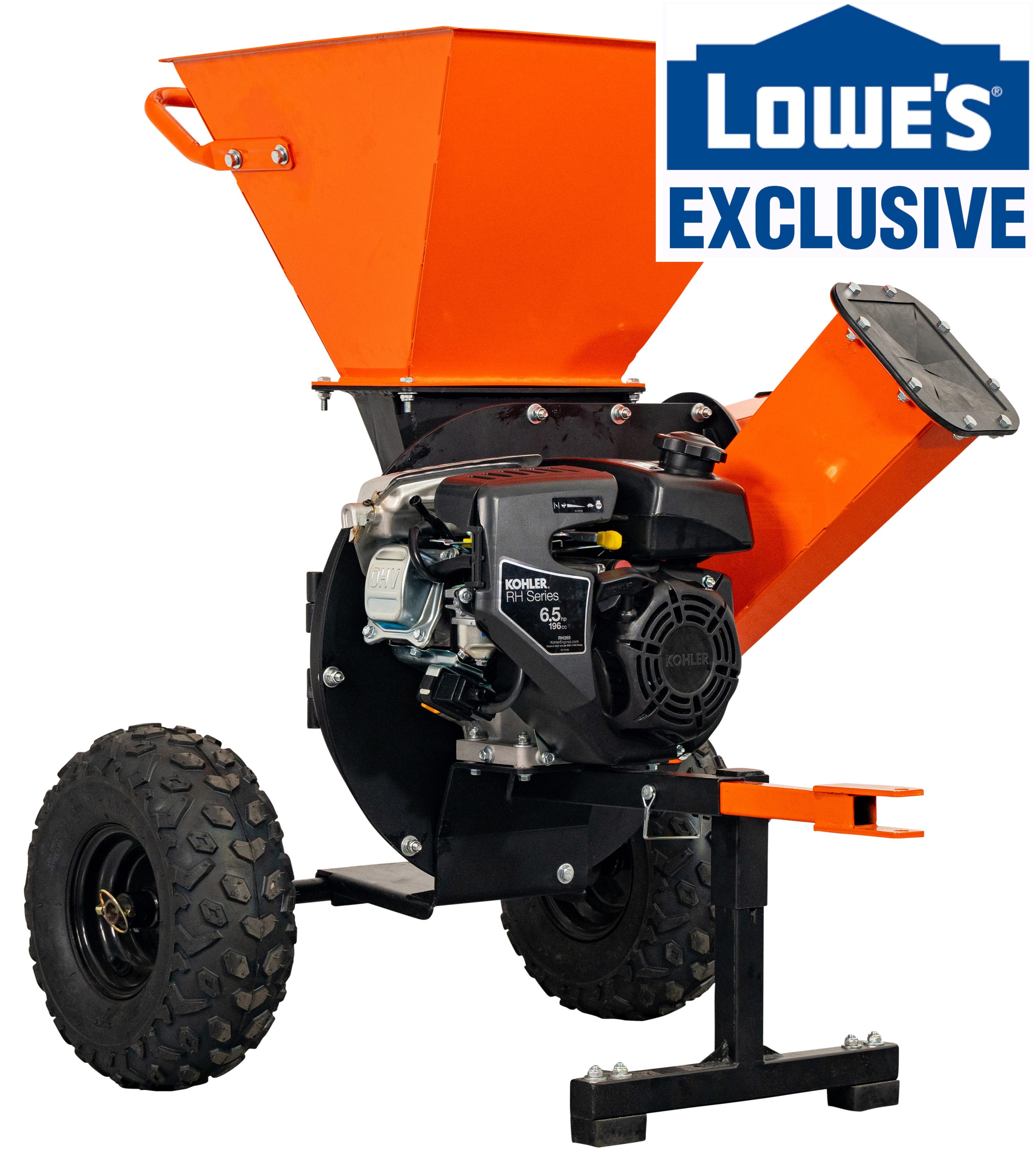 Detail K2 196-cc Kohler 3-in Steel Gas Wood Chipper OPC533