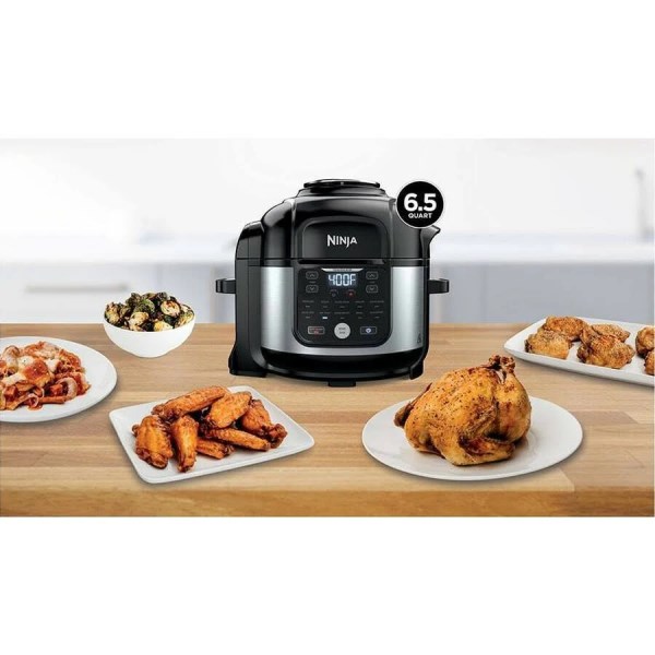 Ninja FD302 Foodi 11-in-1, 6.5-Quart Pro Pressure Cooker, Air Fryer