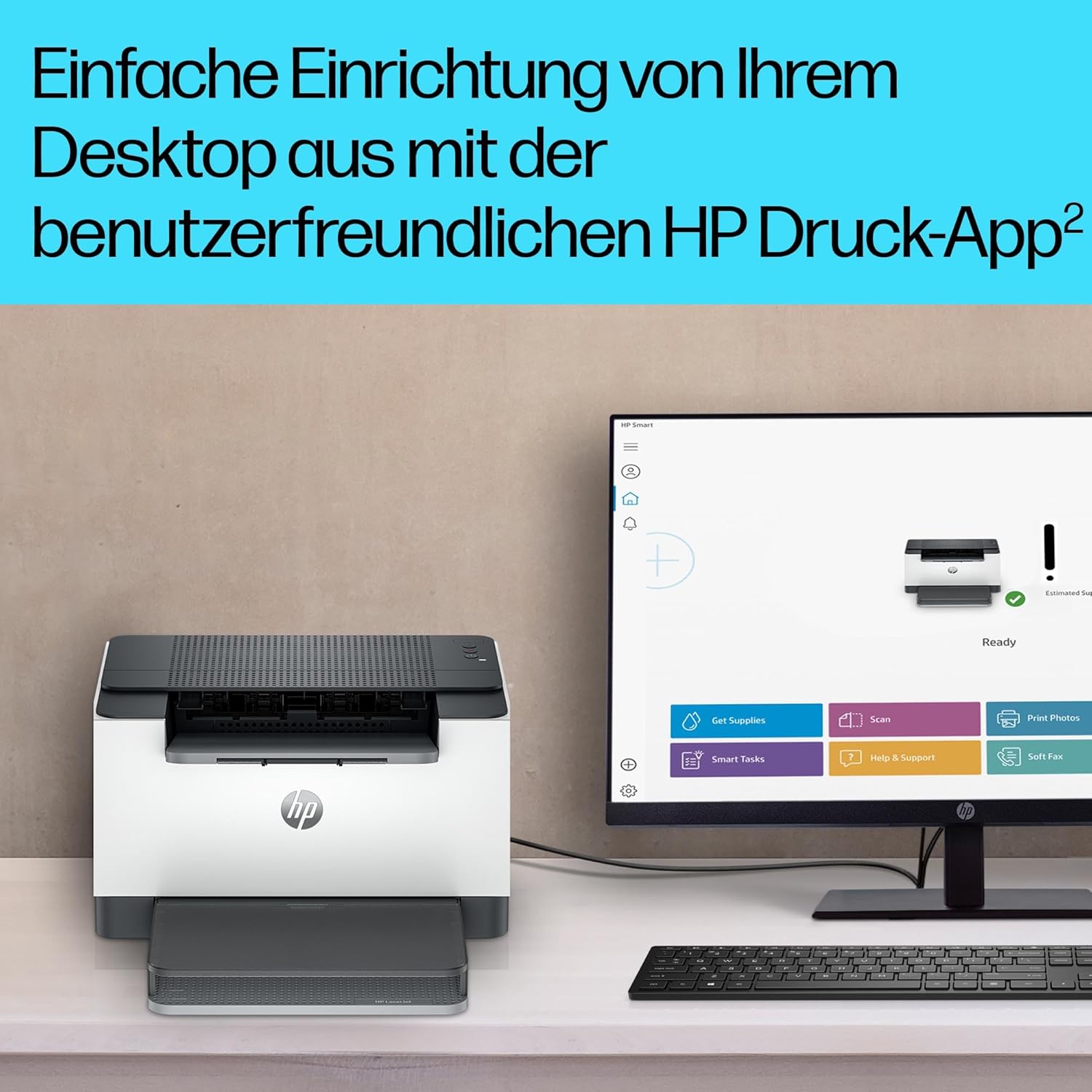 HP LaserJet MFP M235sdw Multifunktions-Laserdrucker Schwarzweiß, Drucken, Kopieren, Scannen, Automat.beidseitiger Druck, Dual-Band Wi-Fi, USB, LAN, HP Smart App, Intelligente Benutzeroberfläche