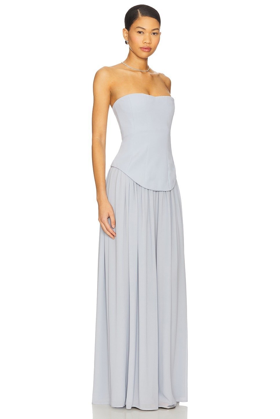 Lovers and Friends Jenny Gown in Slate – size XS