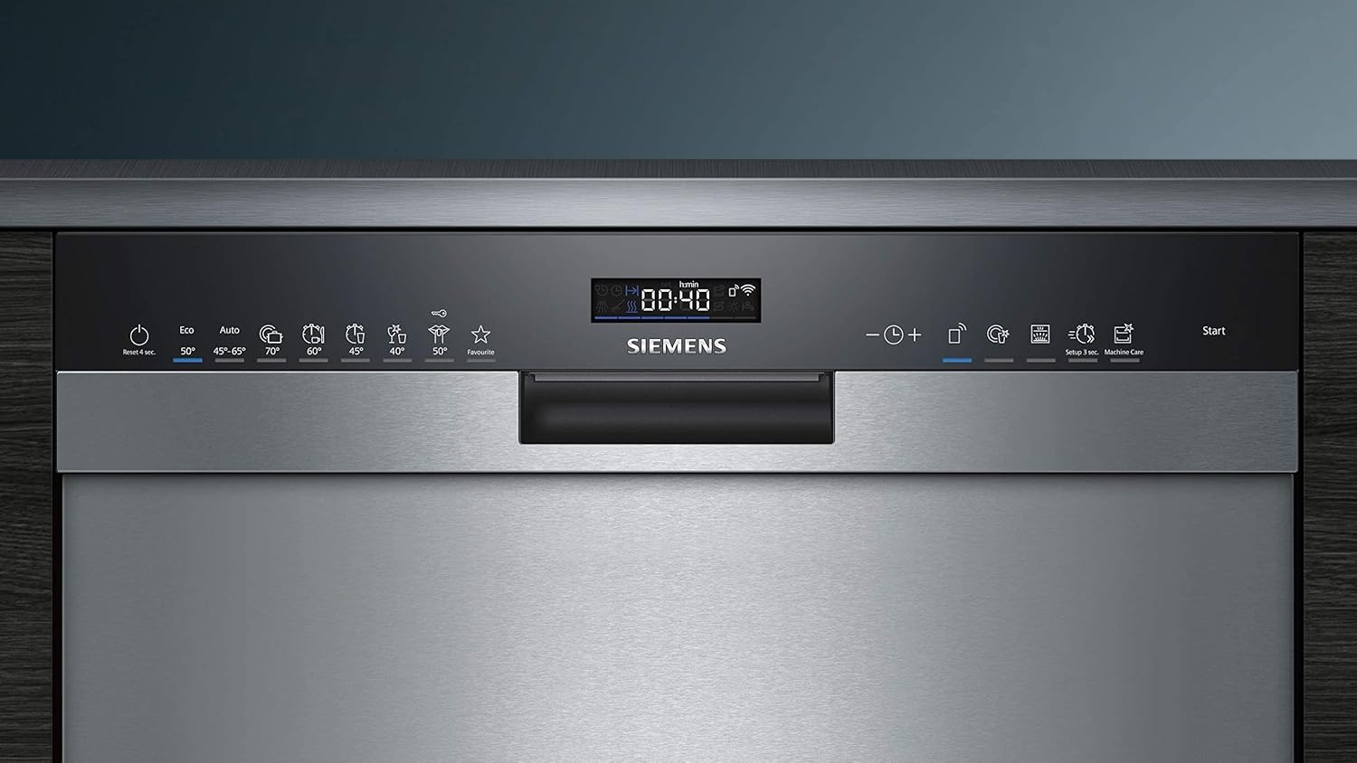 Siemens SN63EX14VE, iQ300 Smarter Geschirrspüler, Vollintegrierte Spülmaschine mit Besteckschublade, 60 cm, Auto Türöffnung dank autoOpen dry, Besonders leise durch iQdrive-Motor, infoLight aquaStop