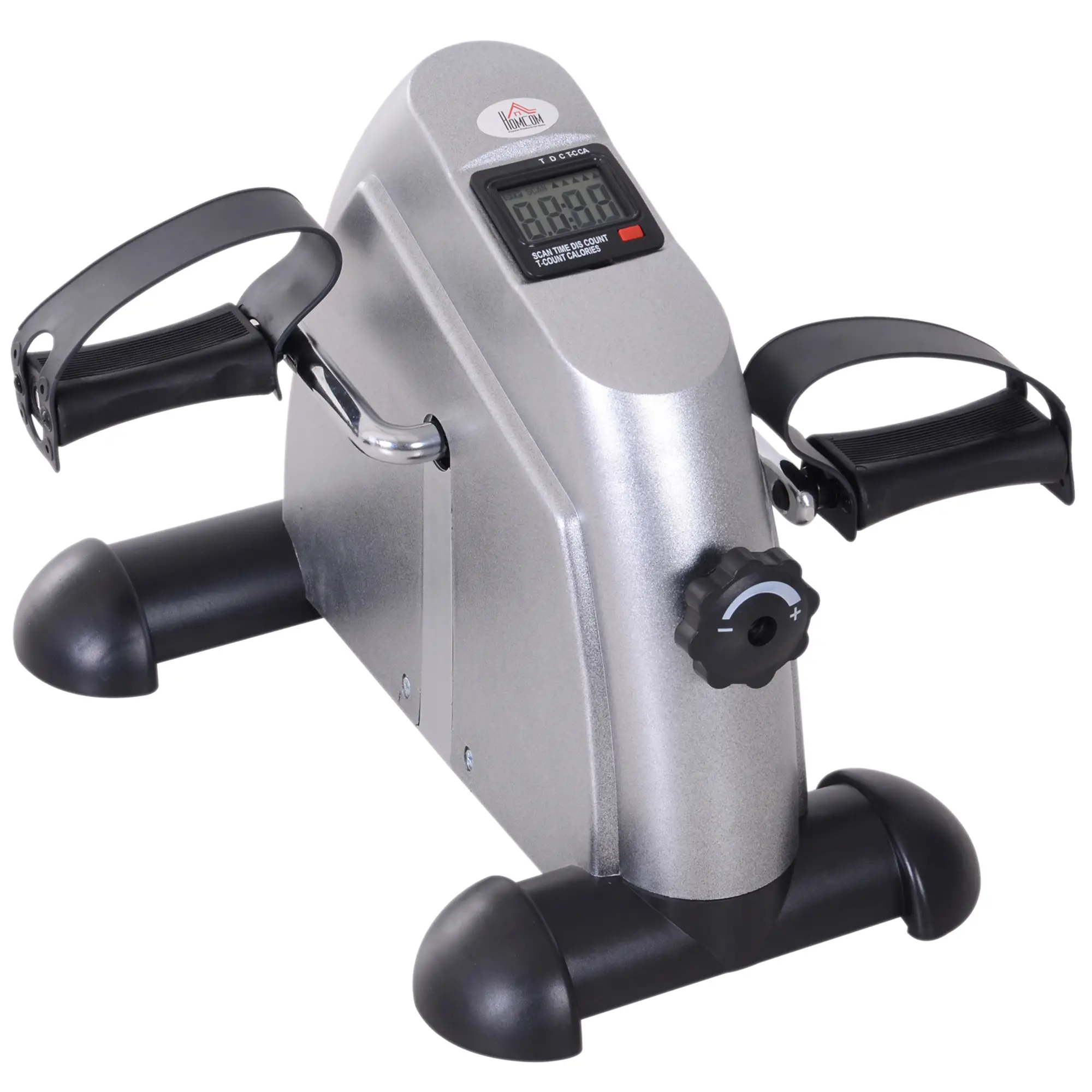 HOMCOM Minibike-peddelfiets hometrainer met lcd-display verstelbaar