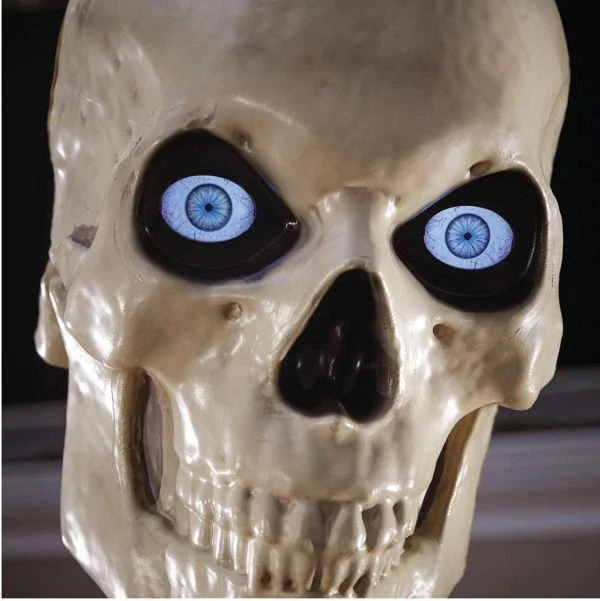 2025 Home Accents 12 ft. Giant-Sized Skeleton with LifeEyes NO250058