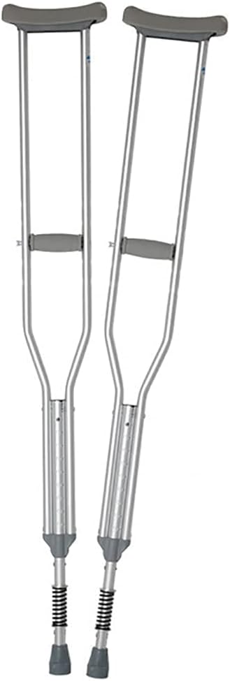 Gehhilfen für Senioren Federndämpfende Unterarmgehstützen, Ergonomische Leichtarmgehstützen Unterarm mit Handgriffen für ältere Menschen, Behinderte und Körperbehinderte,M Rollator Walker