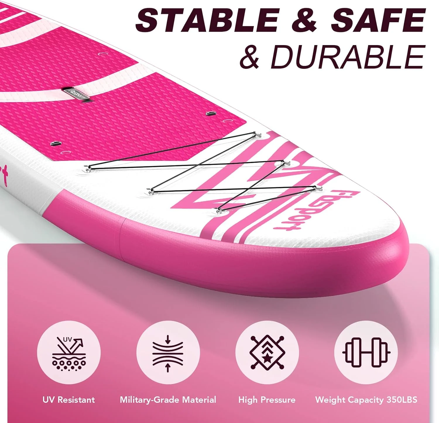 Premium-Stand-Up-Paddle-Board, Yoga-Board mit strapazierf?higem SUP-Zubeh?r und Tragetasche | Breiter Stand, Surf-Kontrolle, rutschfestes Deck, Leine, Paddel und Pumpe f��r Jugendliche und Erwachsene