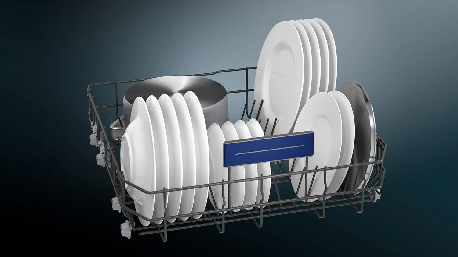 Siemens SN63EX06VE, iQ300 Smarter Geschirrspüler, Vollintegrierte Spülmaschine, 60 cm, Besteckschublade, Extra leise, varioSpeed, Automatische Türöffnung, Dreifach rackMatic, infoLight, intesiveZone
