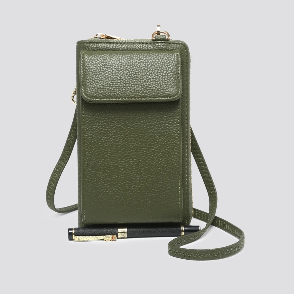 Rachel Phone Crossbody Bag | Khaki