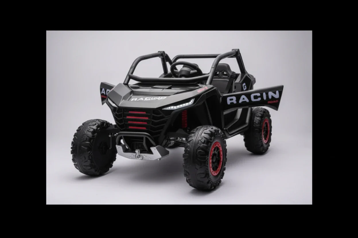 24v Kids 4wd Desert UTV 2 Seater Ride on Buggy With Remote - Black